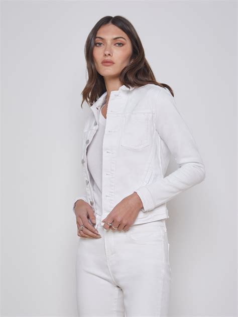 l agence celine jacket|L'AGENCE Celine Jacket In Blanc Destruct.